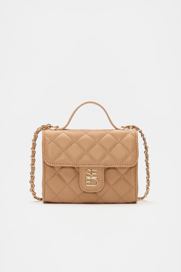 Quilted Top Handle  Salted Caramel  hi-res