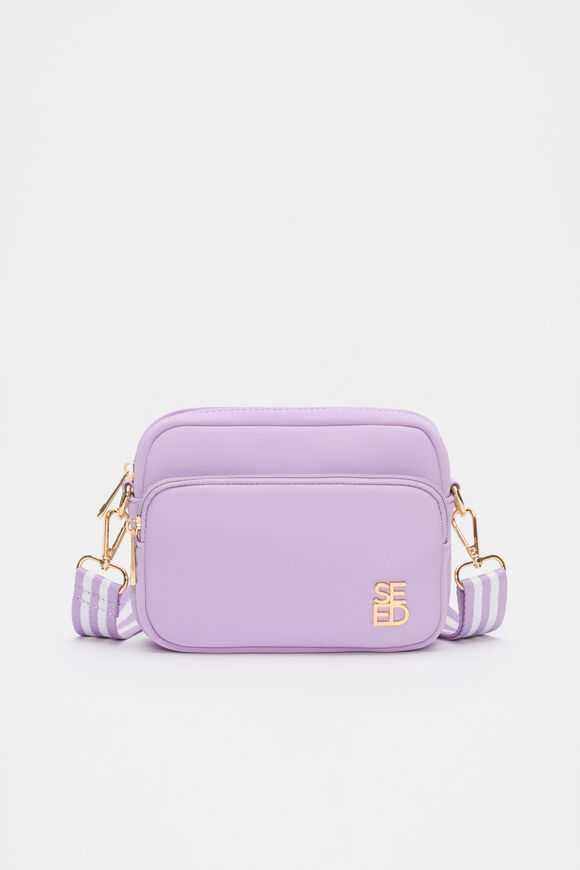 Quad Logo Cross Body Bag  Orchid Bloom  hi-res