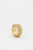 Woven Texture Ring  Gold  hi-res