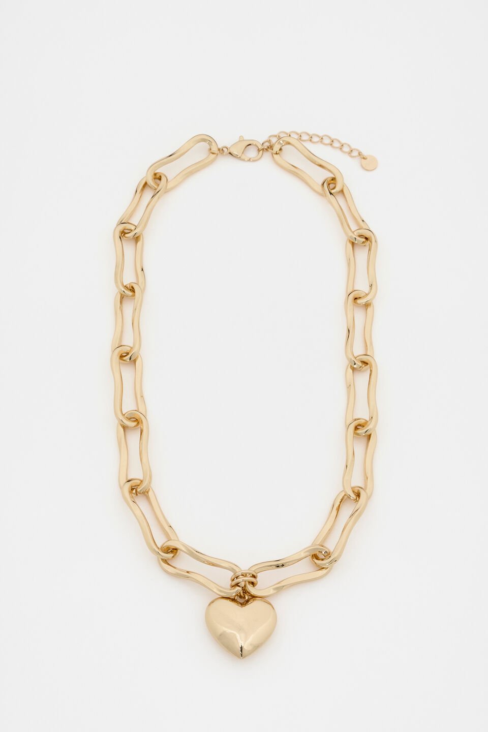 Heart Necklace  Gold