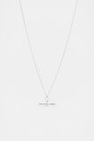 925 Fine Necklace T Bar  Silver  hi-res