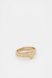Heart Signet Ring  Gold  hi-res