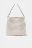 Woven Textured Tote  Oat  hi-res