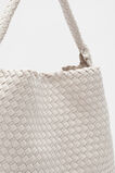 Woven Textured Tote  Oat  hi-res
