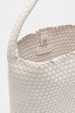 Woven Textured Tote  Oat  hi-res
