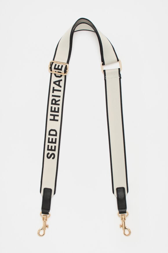 Seed Logo Shoulder Strap  Black  hi-res
