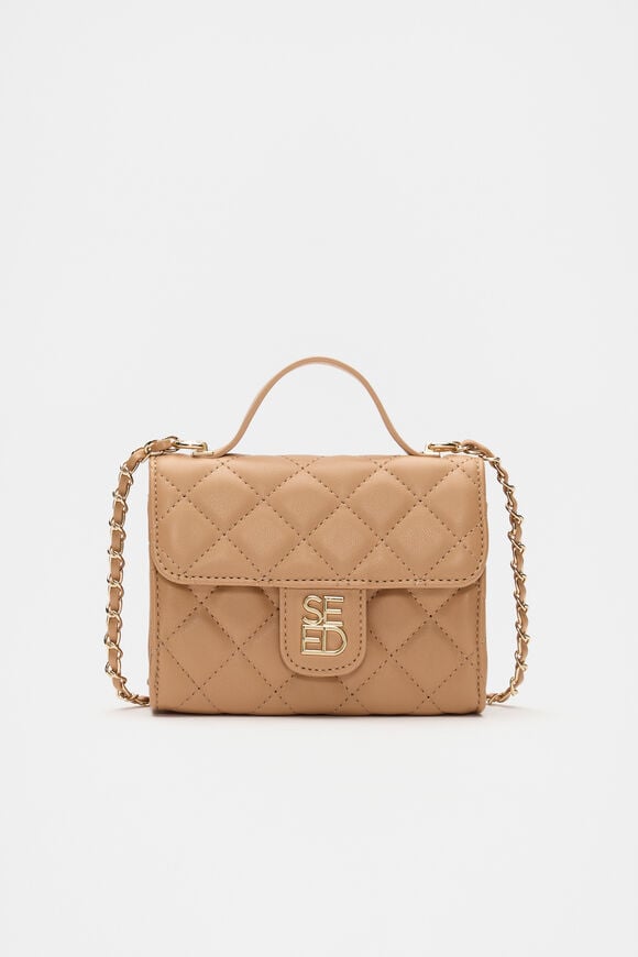 Quilted Top Handle  Salted Caramel  hi-res