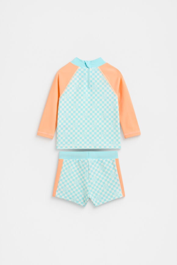 Check Logo Swimset  Ocean Blue  hi-res