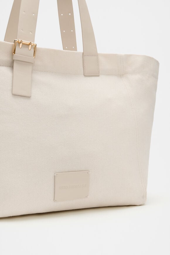 Relaxed Fabric Tote  Tofu  hi-res