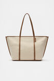 Trim Detail Tote  Deep Tan  hi-res