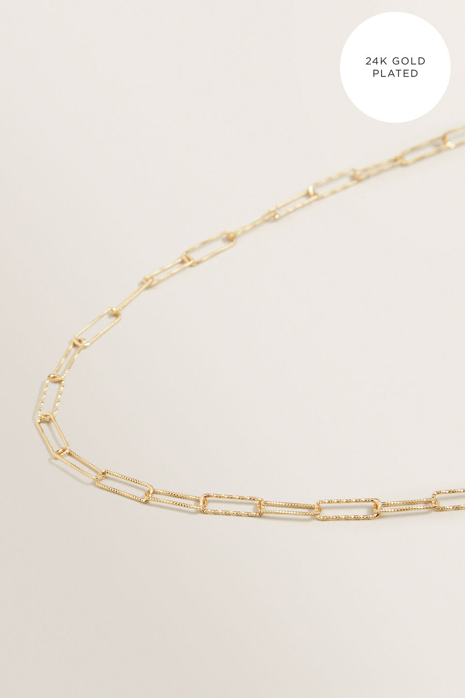 Fine Wide Chain Necklace  9