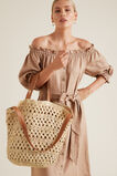 Crotchet Raffia Tote    hi-res