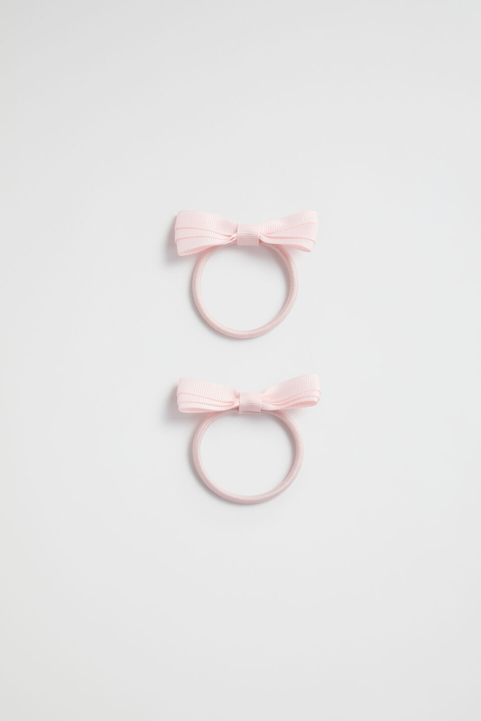 Grosgrain Bow Elastic Pack  Dusty Rose