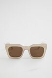 Caitlin Rectangle Sunglasses  Cookie  hi-res