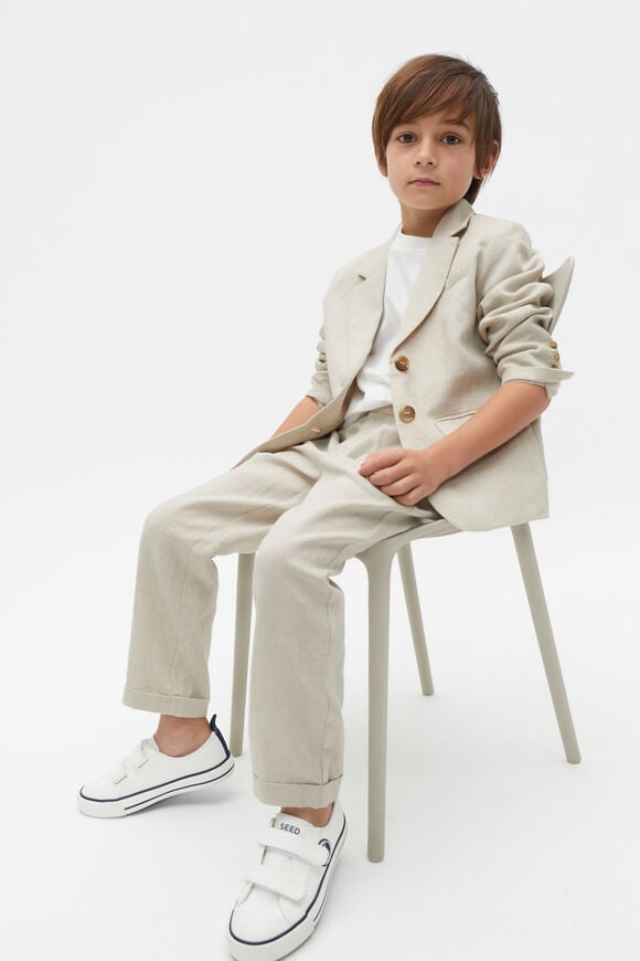 Linen Blazer  Cool Stone  hi-res