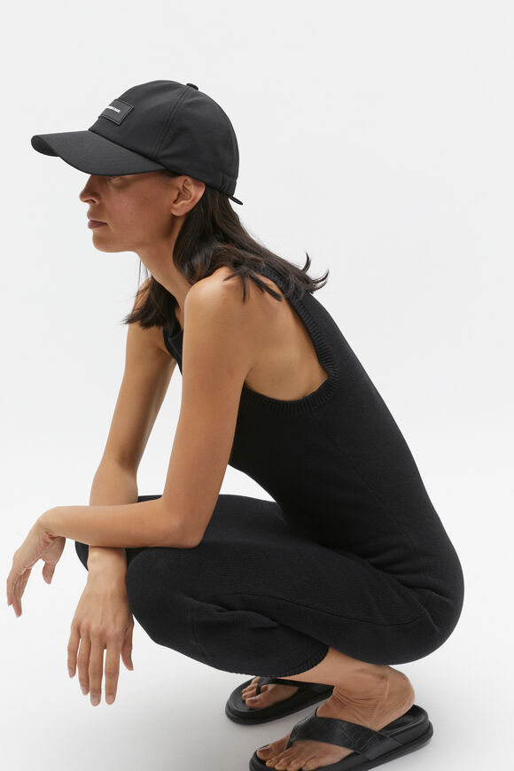 Seed Essential Logo Cap  Black  hi-res