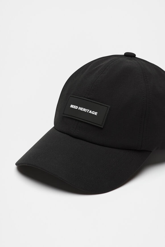 Seed Essential Logo Cap  Black  hi-res