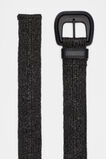 Kylie Woven Stretch Belt  Black  hi-res