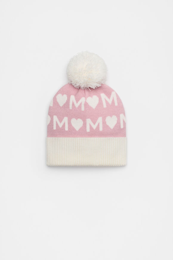 Heart Initial Beanie  M  hi-res