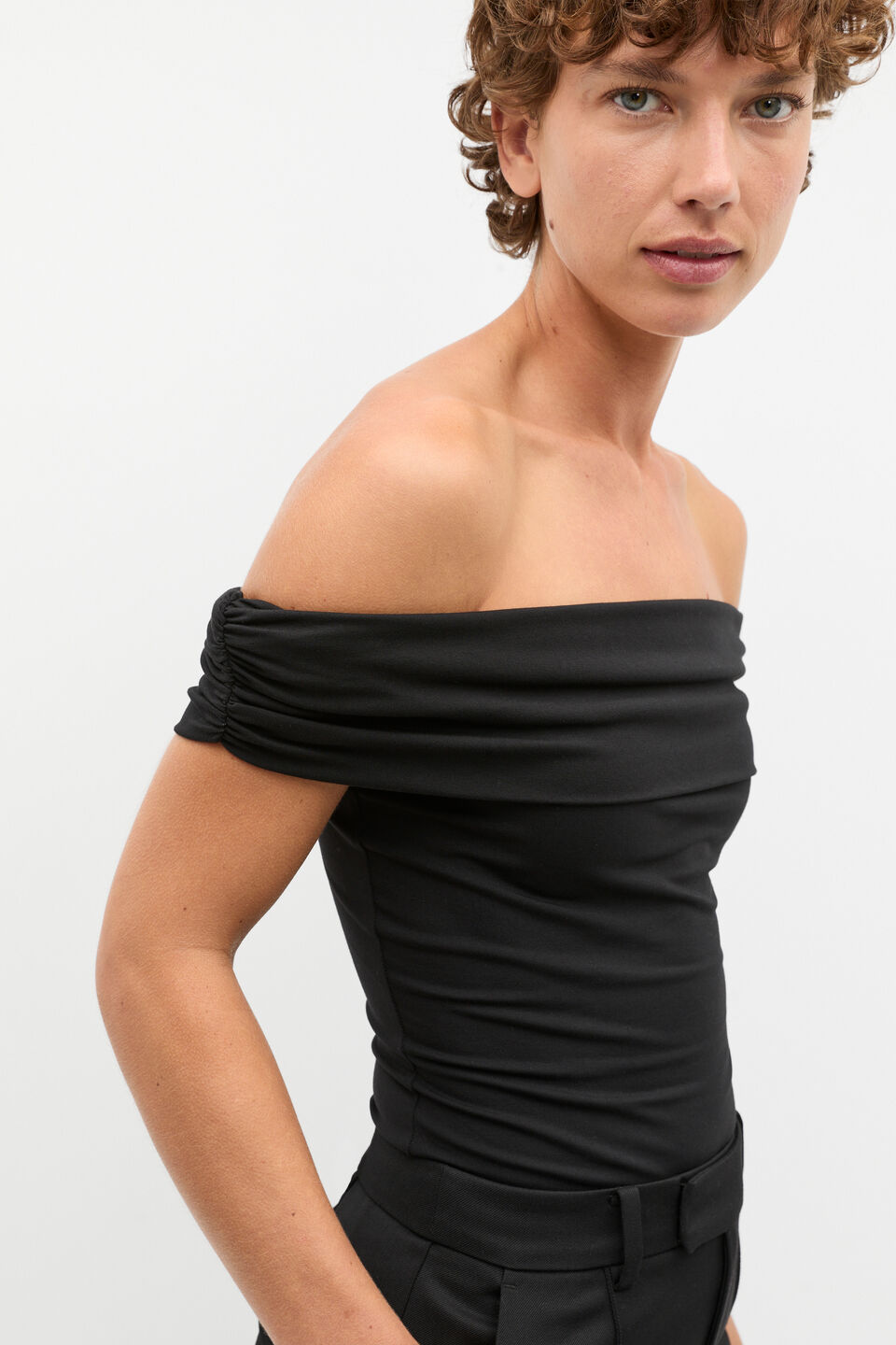 Off Shoulder Top  Black