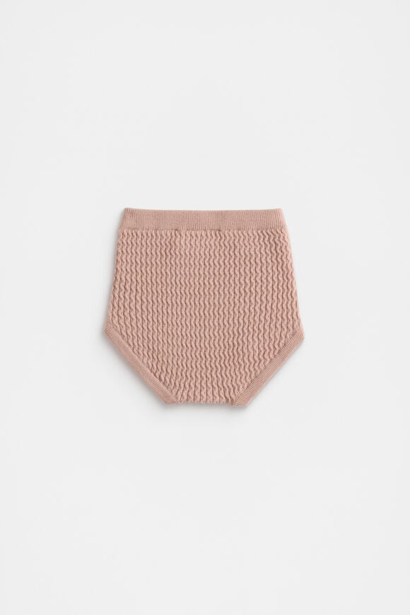 Cable Knit Bloomer  Blush Pink  hi-res