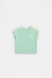 Spliced Logo Knit Tee  Mint  hi-res