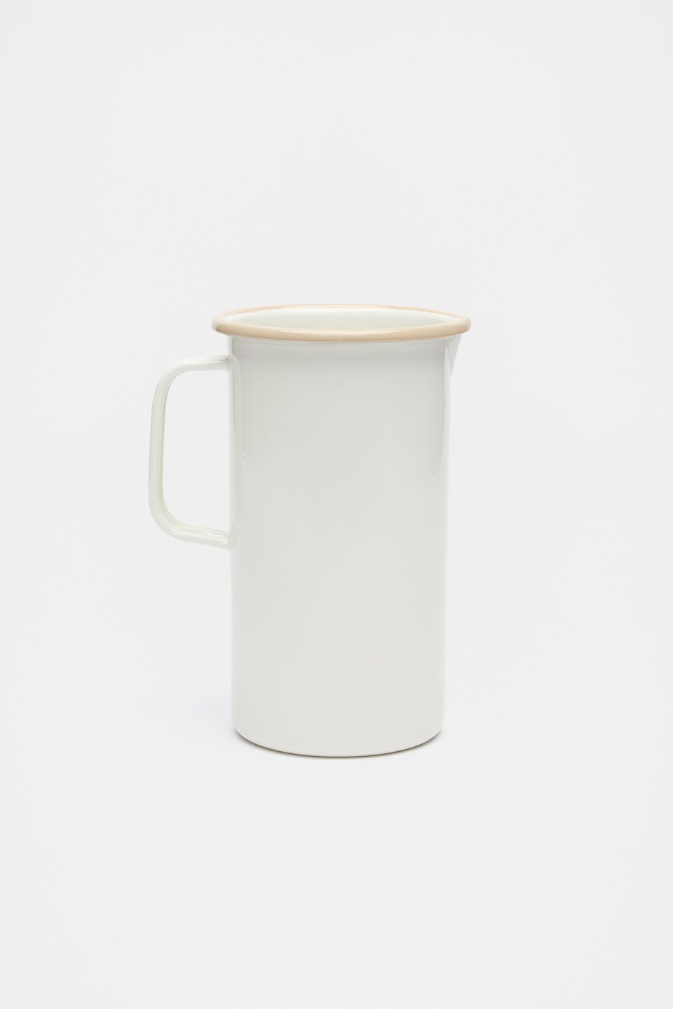 Loretta Enamel Jug  Cloud Cream