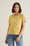 Boxy Split Hem Tee    hi-res