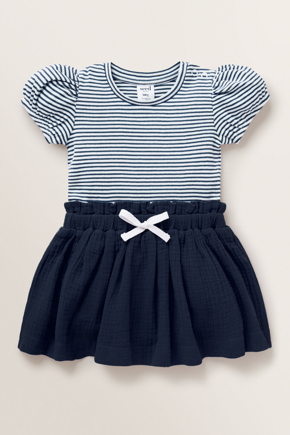 Splice Stripe Dress  