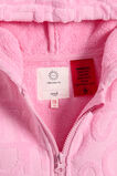 Mini Terry Zip Poncho  Candy Pink  hi-res