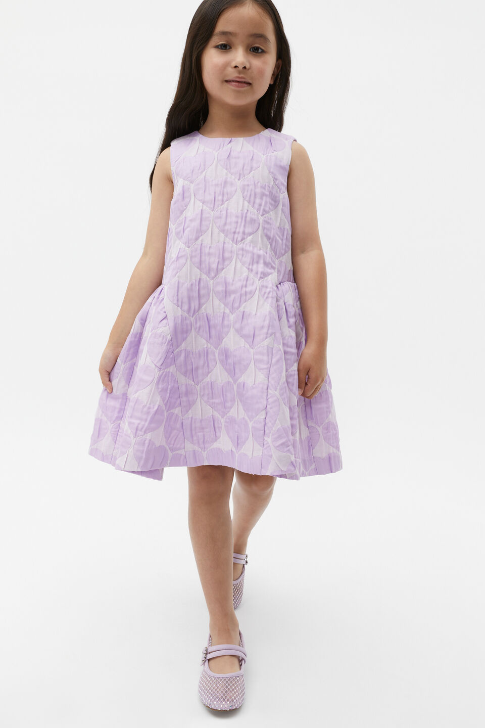 Mesh Jewel Ballet  Bright Orchid