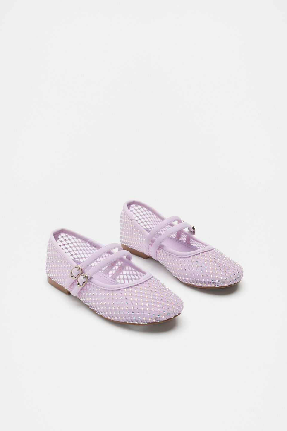 Mesh Jewel Ballet  Bright Orchid