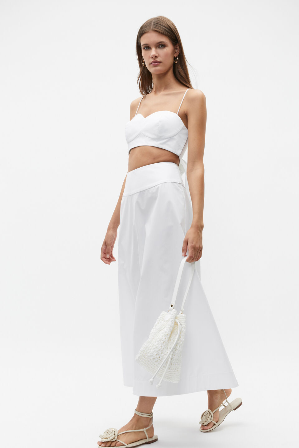 Rosette Balconette Top  Whisper White