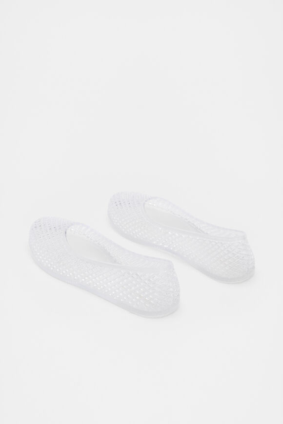 Caged Jelly Ballet Flat  Clear  hi-res