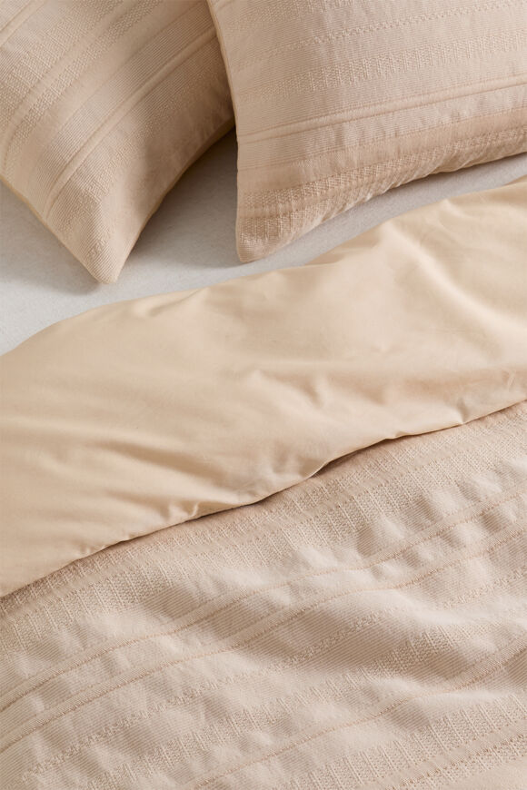 Aerin Queen Duvet Cover  Nougat  hi-res