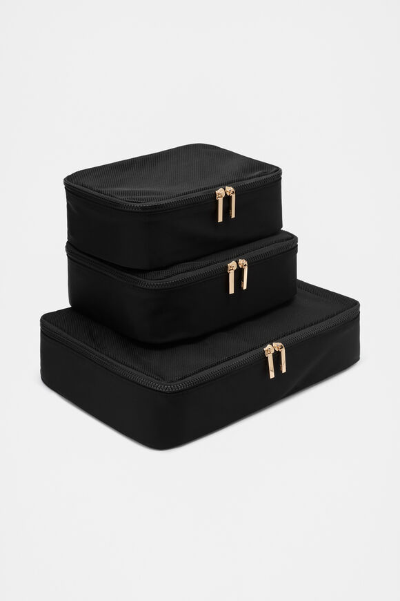 Packing Cubes 3PK  Black  hi-res