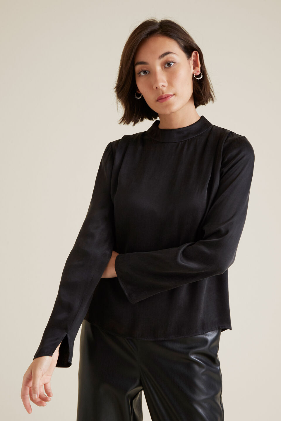 Mock Neck Top  