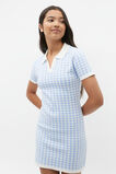 Houndstooth Knit Dress  Blue Jay  hi-res