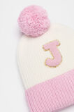 Colourblock Initial Beanie  J  hi-res