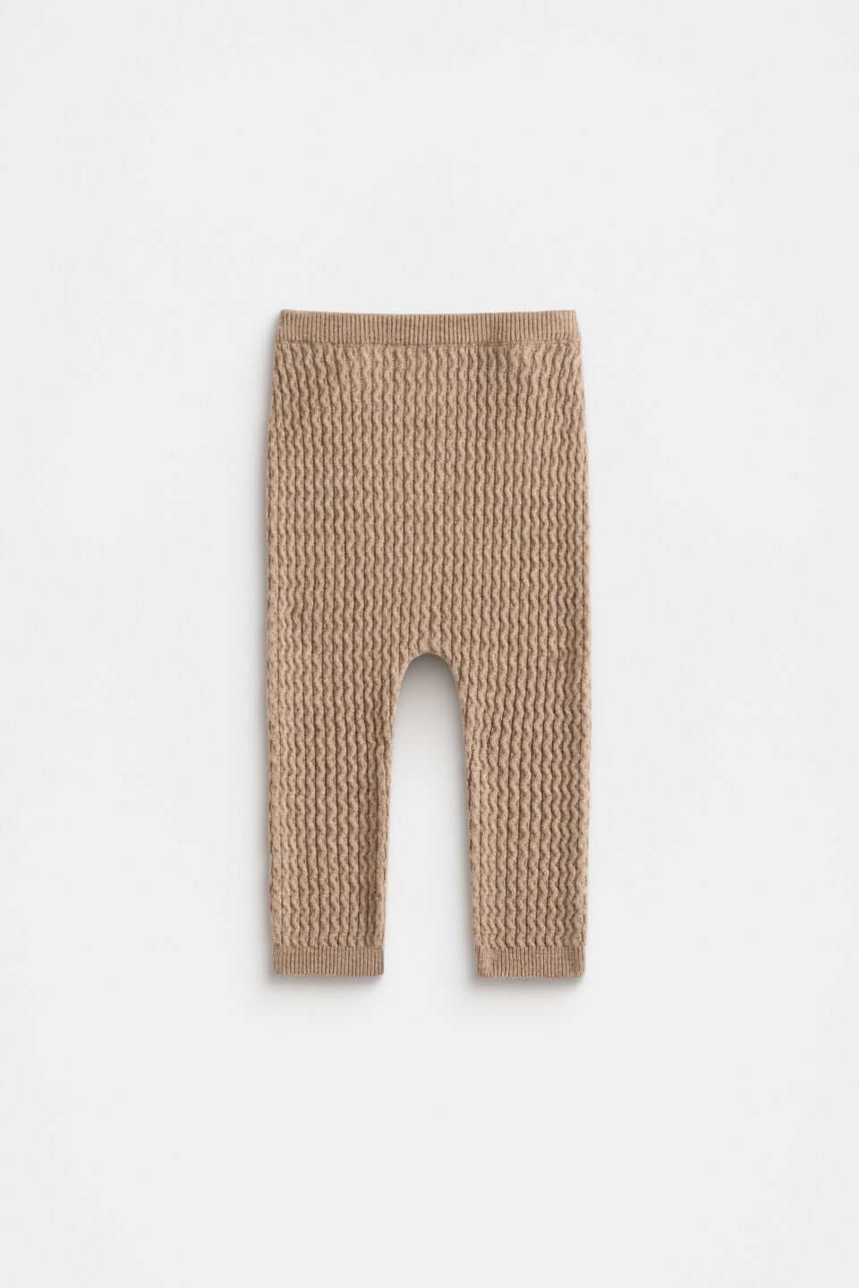 Cable Knit Pant  Nutmeg Marle