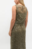 Sequin Lace top  Olive Leaf  hi-res
