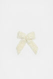 Large Pearl Bow Duck Clip  Pearl  hi-res