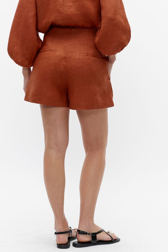 Core Linen Waisted Short  Russet  hi-res
