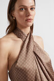 Scarf Print Halter Top  Scarf Print  hi-res