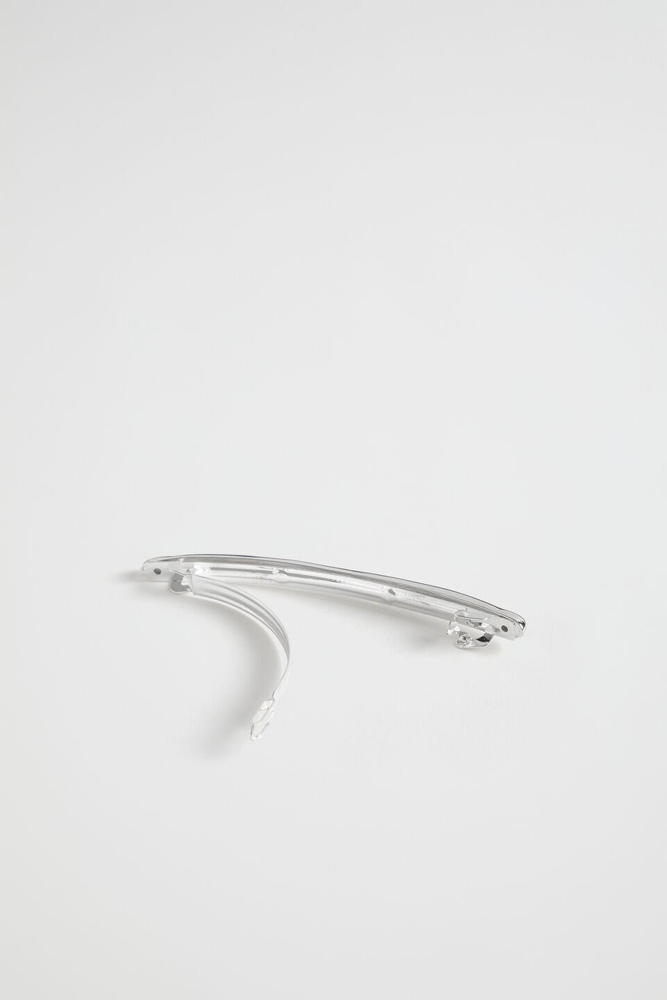 Metal Barrette  Silver