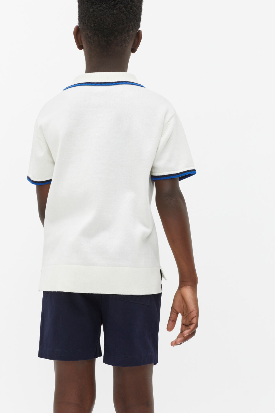 Knit Logo Polo  Canvas