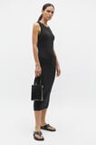 Knit Tank Midi Dress  Black  hi-res