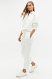 Tapered Leg Tie Pant  Cloud Cream  hi-res