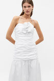 Rosette Dropped Waist Midi Dress  Whisper White  hi-res