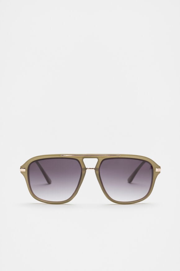Amanda Aviator Sunglasses  Olive Leaf  hi-res
